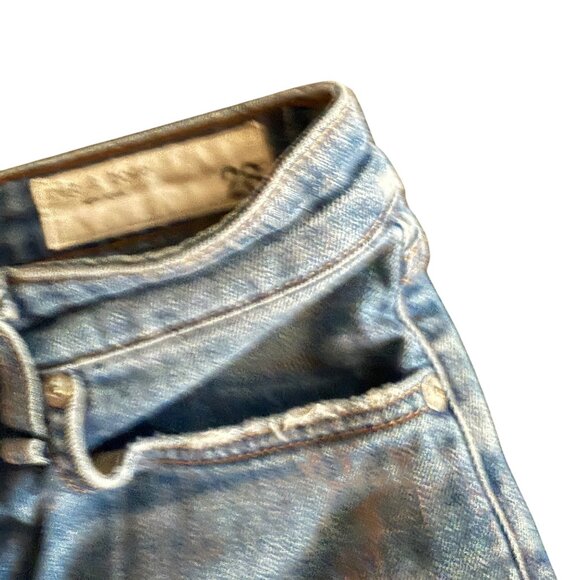 Rag & Bone Womens Nina High-Rise Denim Shorts Size 28 - Picture 3 of 6
